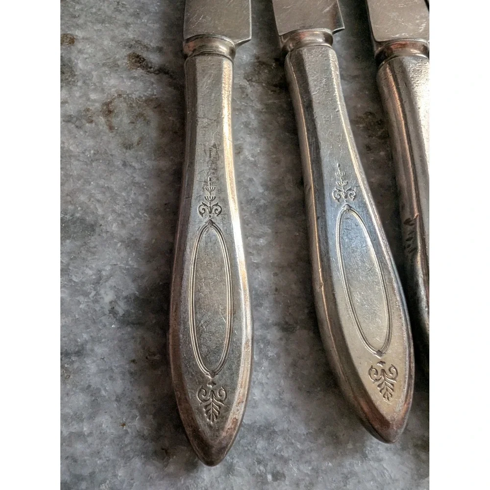 Lot Of‎ Four Vintage Community Plate Flatware Stainless Steel Knives